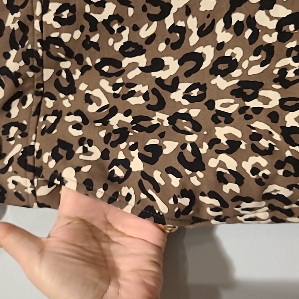 Merona Women's Leopard Animal Print Skirt - Picture 6 of 10